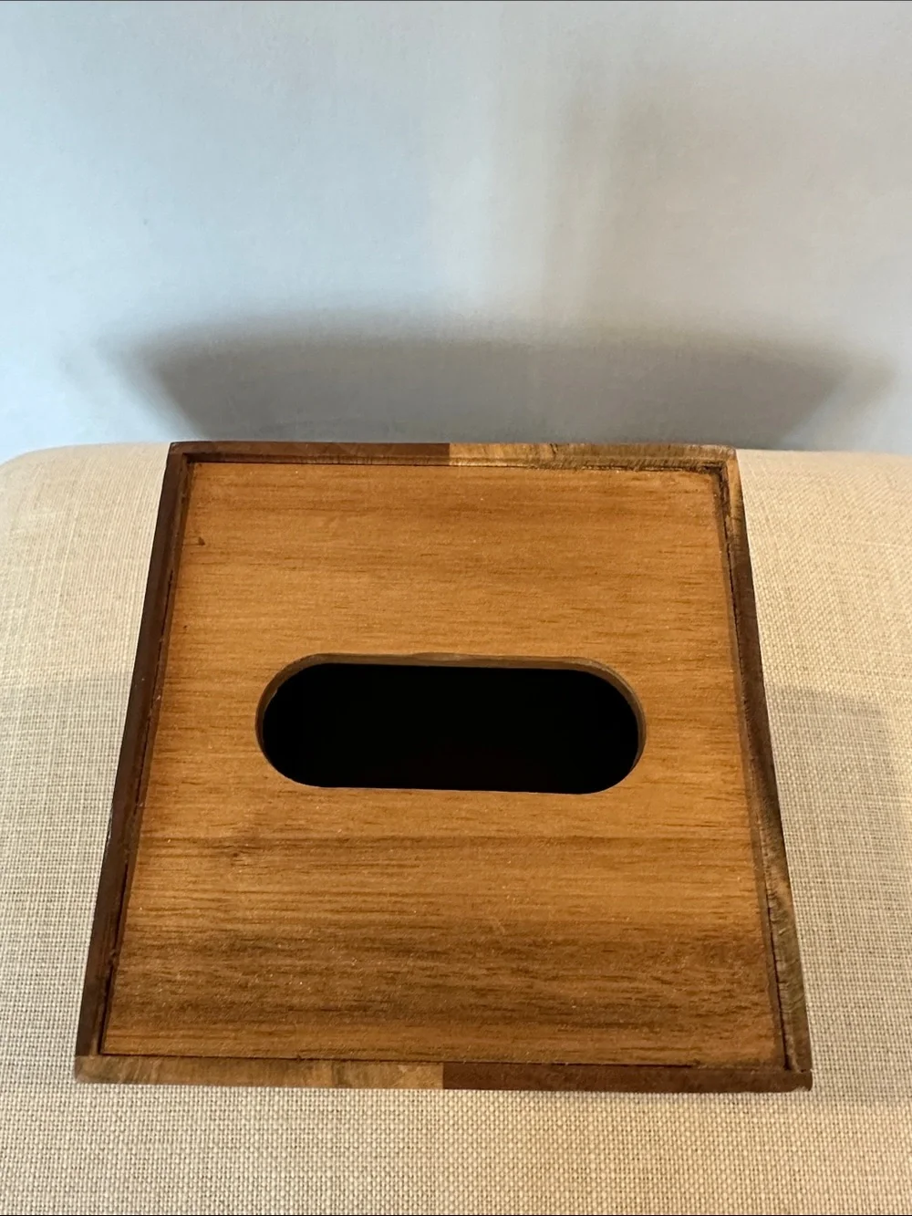 Hearth & Hand Magnolia Wood Tissue Box Cover